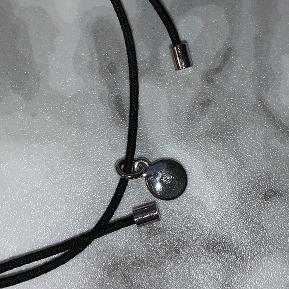 MMJ Black & Silver Bolt Corded Friendship Bracelet - Picture 6 of 9